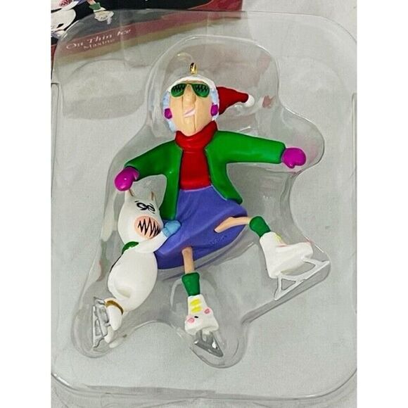 Hallmark Keepsake Ornament Maxine On Thin Ice NIB 1999 Original Box qb6489 - Picture 3 of 4